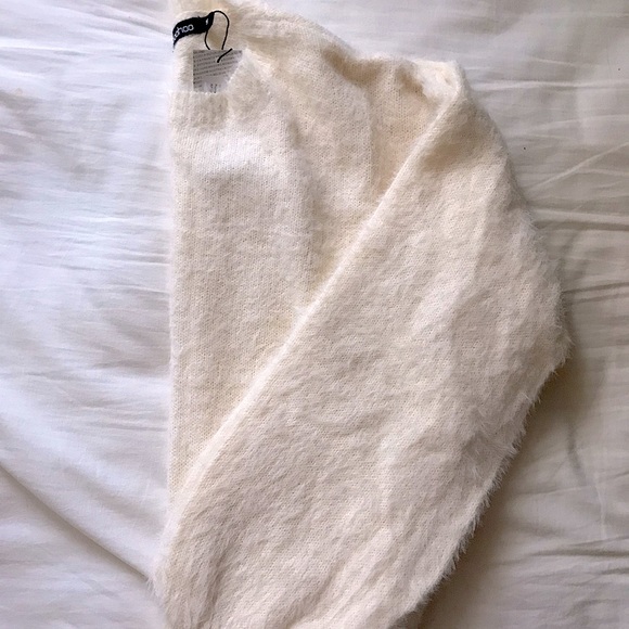 BOOHOO Beige Premium Fluffy Knit Sweater - Picture 2 of 2